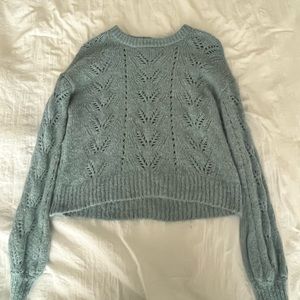 American Eagle Knitted Cropped Sweater